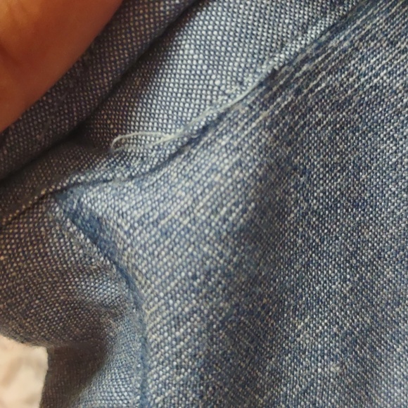 Wool & Prince Large Tall Fit Linen Wool Button Down Shirt - Picture 14 of 14